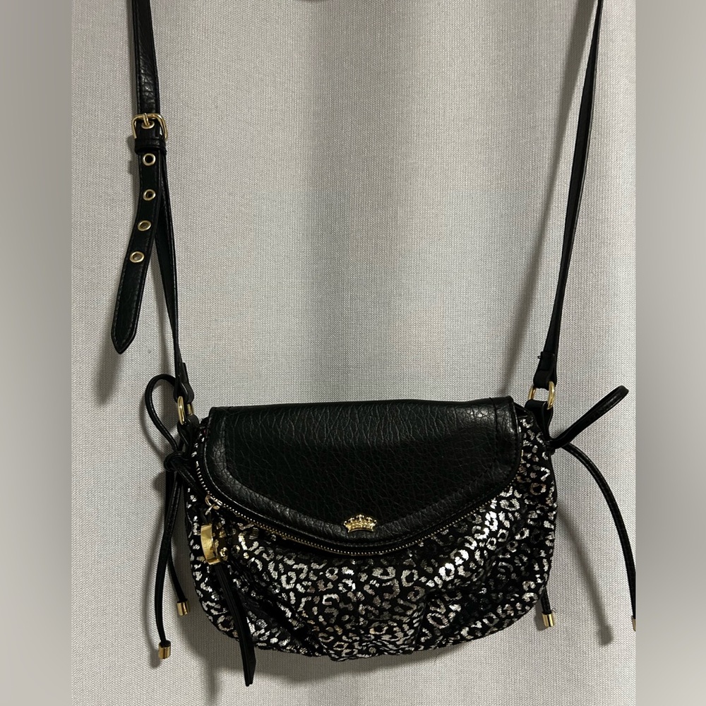 3/$25 Juicy Couture animal print leather cross body bag - non authentic
